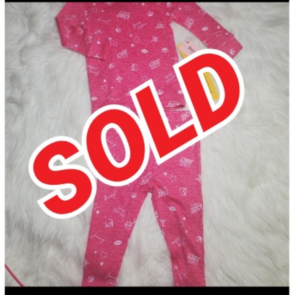 NWT 12M BABY GIRL JUICY COUTURE PJ'S